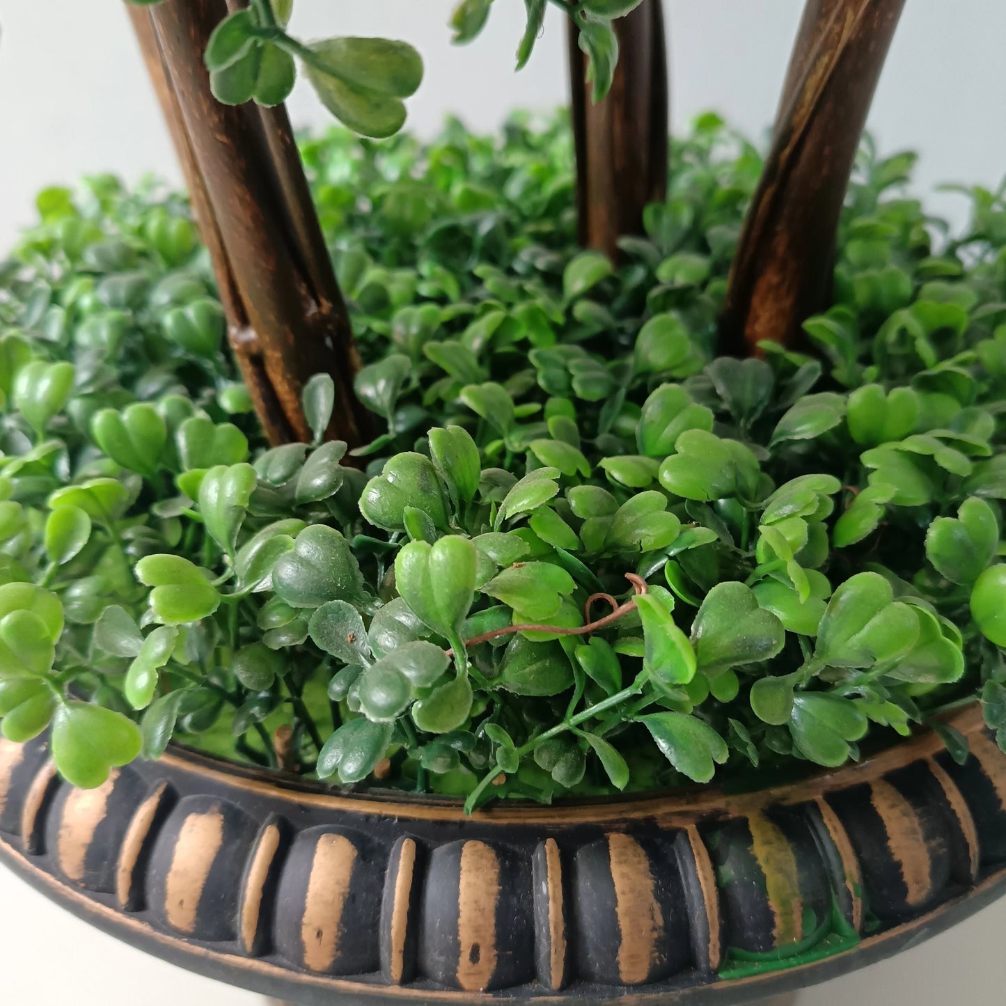 Artificial plant 90 cm – Luxury decorative ball tree for indoor use