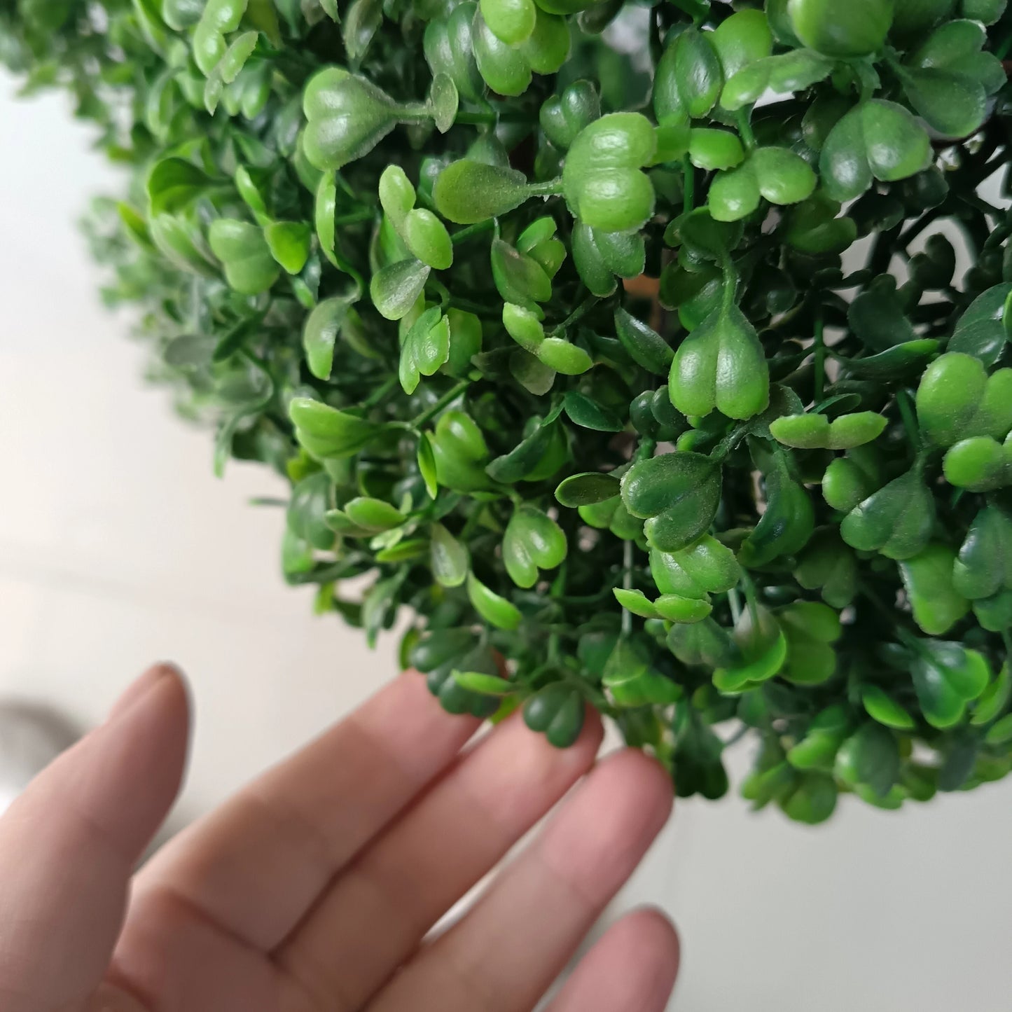 Artificial plant 90 cm – Luxury decorative ball tree for indoor use