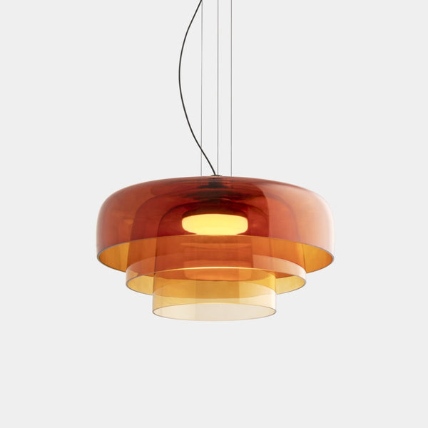 Elegant Norwegian Glass Pendant Lamp for Cozy Spaces