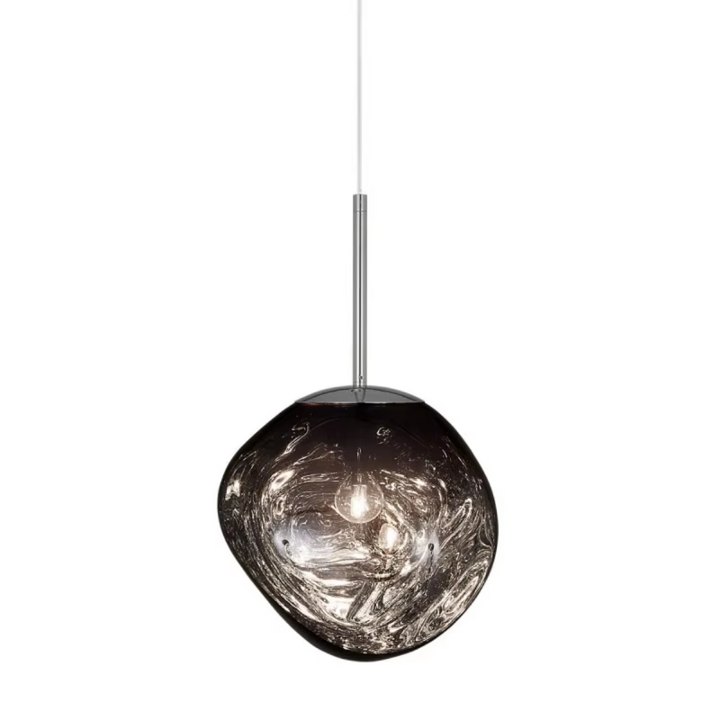 Elegant Amber Orb Pendant Light - Stylish & Unique Illumination