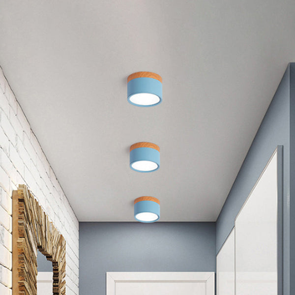 Chic Macaron Small Ceiling Lamp - Stylish & Energy-Efficient