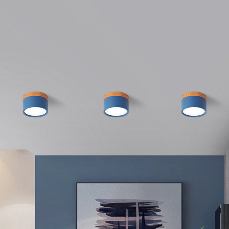 Chic Macaron Small Ceiling Lamp - Stylish & Energy-Efficient