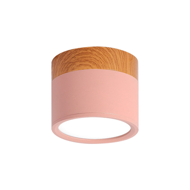 Chic Macaron Small Ceiling Lamp - Stylish & Energy-Efficient