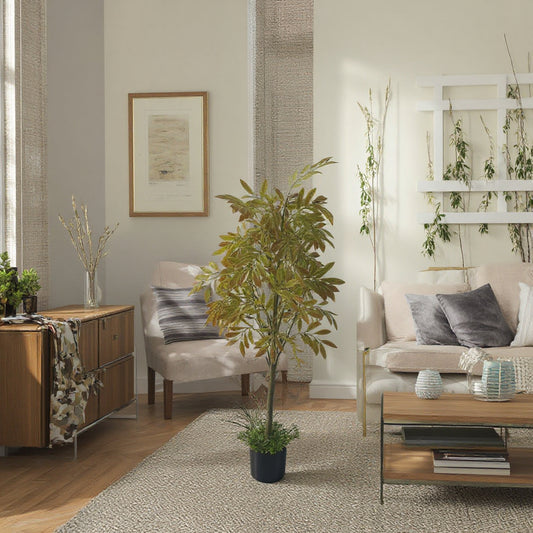 Artificial Plant 90cm – Realistic Leaf Tree for Indoor & Outdoor Use