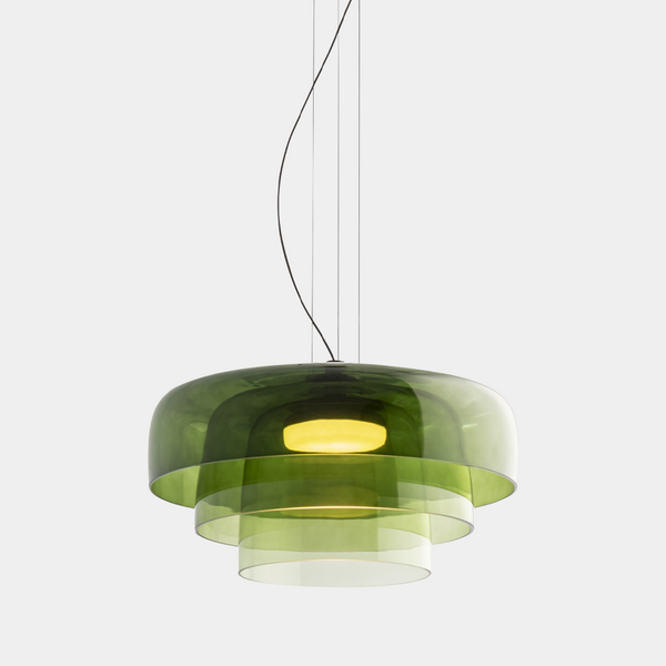 Elegant Norwegian Glass Pendant Lamp for Cozy Spaces