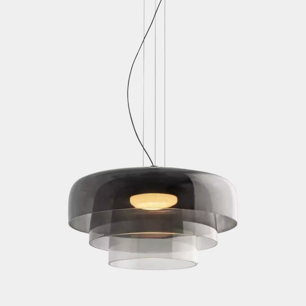 Elegant Norwegian Glass Pendant Lamp for Cozy Spaces