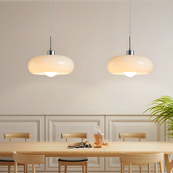 Scandinavian Retro LED Pendant Lamp in Glass – GlassGlow