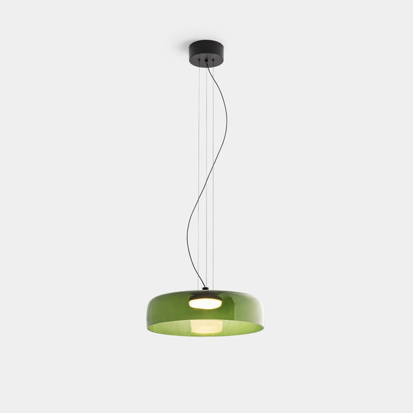 Elegant Norwegian Glass Pendant Lamp for Cozy Spaces