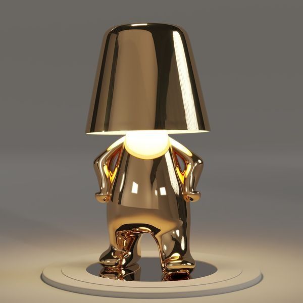 Trendy Male Lighting Decorations in Gold