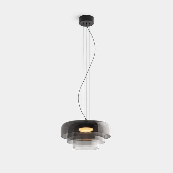 Elegant Norwegian Glass Pendant Lamp for Cozy Spaces