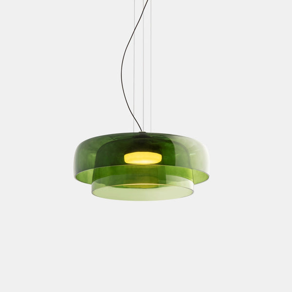 Elegant Norwegian Glass Pendant Lamp for Cozy Spaces