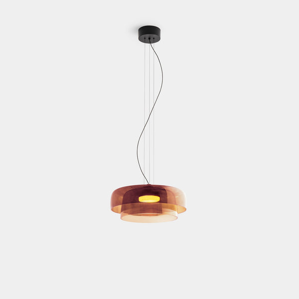 Elegant Norwegian Glass Pendant Lamp for Cozy Spaces