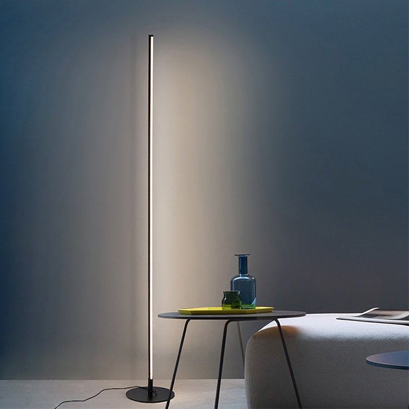 Remote-Controlled LED Floor Lamp with Dimmable Brightness