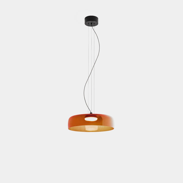 Elegant Norwegian Glass Pendant Lamp for Cozy Spaces