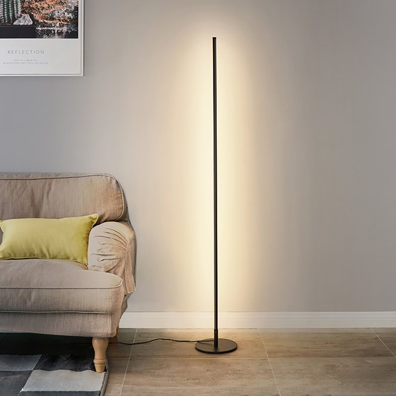 Remote-Controlled LED Floor Lamp with Dimmable Brightness