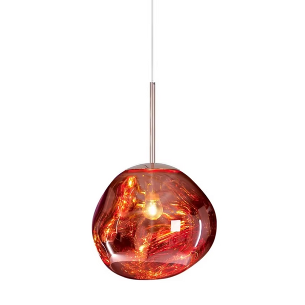 Elegant Amber Orb Pendant Light - Stylish & Unique Illumination