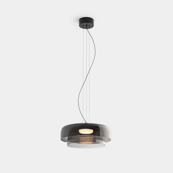 Elegant Norwegian Glass Pendant Lamp for Cozy Spaces