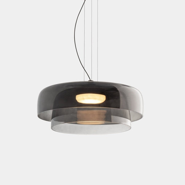 Elegant Norwegian Glass Pendant Lamp for Cozy Spaces