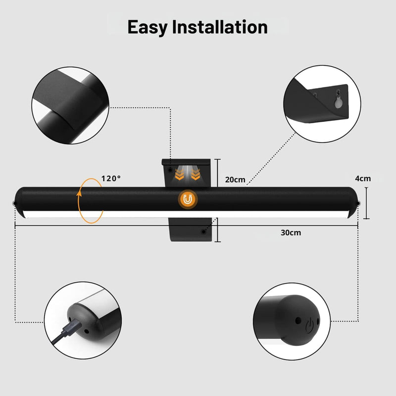 Wireless LED Picture Light – Adjustable and Rechargeable