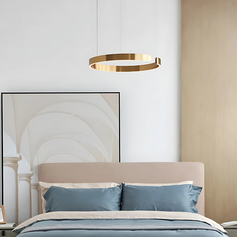 Modern Sleek Halo Pendant Lamp