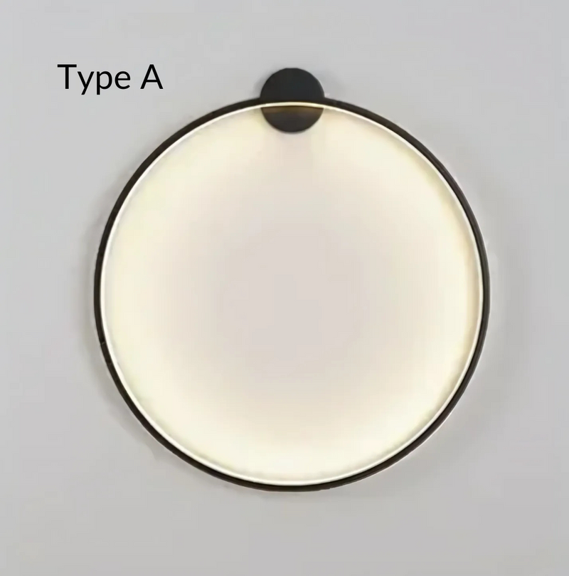 Round Minimalist LED Wall Lamp