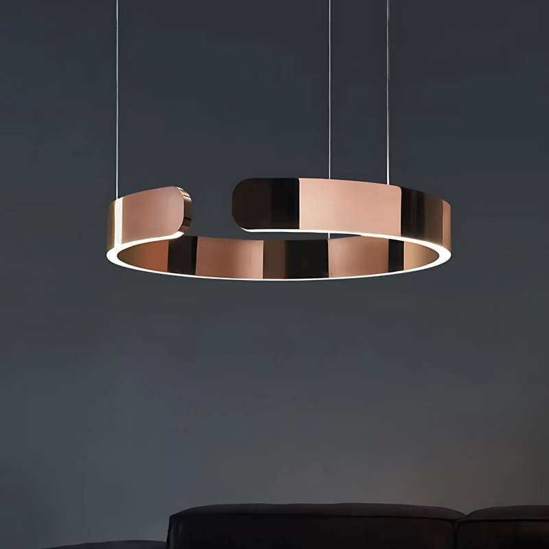 Modern Sleek Halo Pendant Lamp