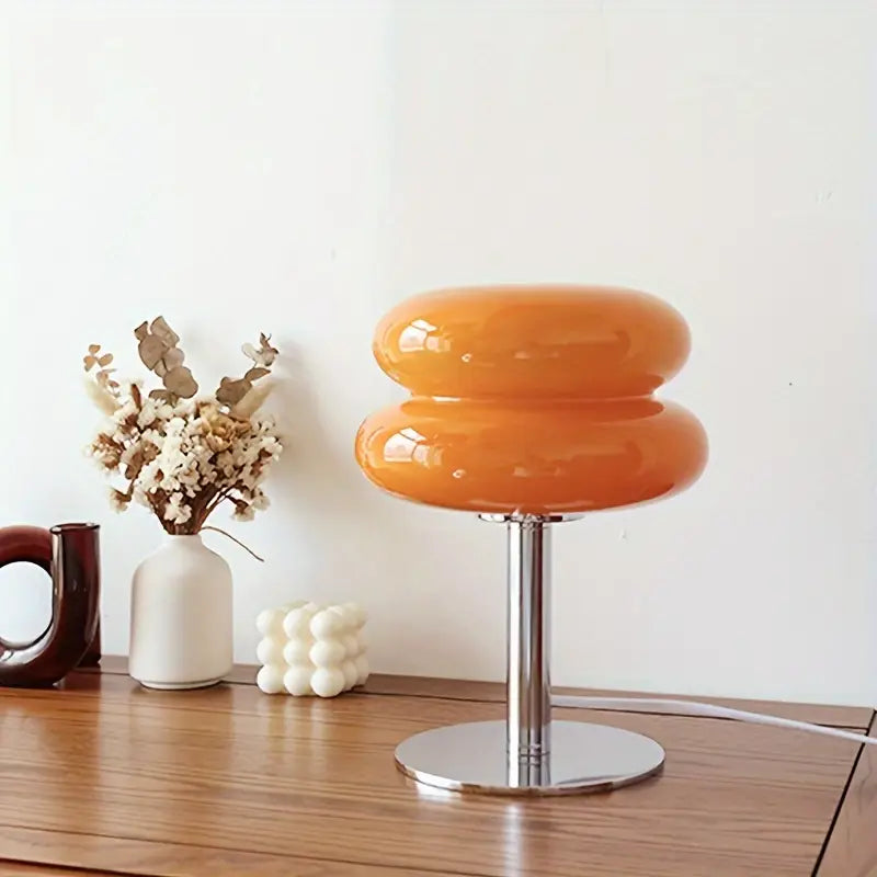 Table Lamp in Retro Murano Glass