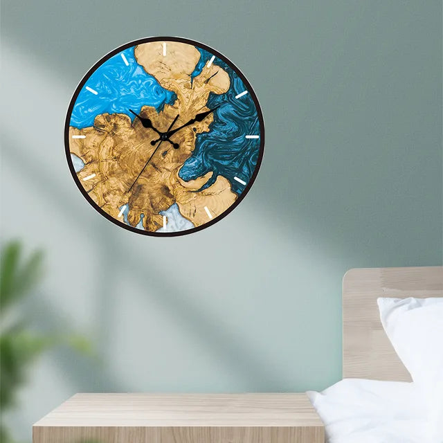 Elegant Unique Wooden Wall Clock – Timeless Home Decor