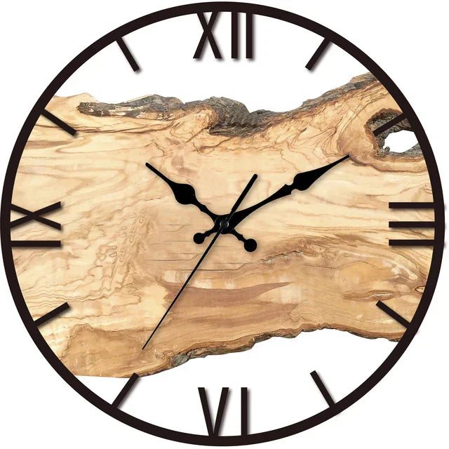 Elegant Unique Wooden Wall Clock – Timeless Home Decor