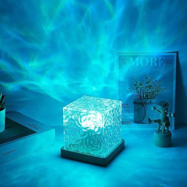 Crystal LED Luma Cube Night Light