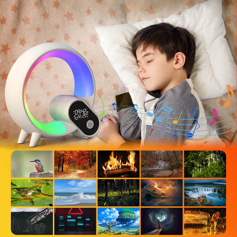 Smart Q Sunrise Wake-Up Alarm Clock - Wake Up Naturally with Light and Sound!