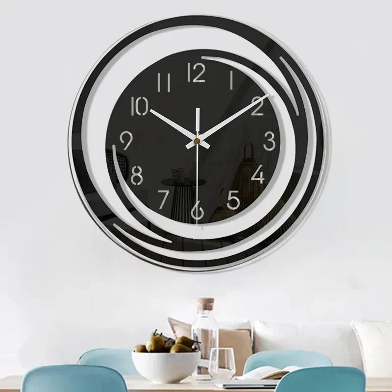 Scandinavian Acrylic Wall Clock - Modern Design & Timeless Style