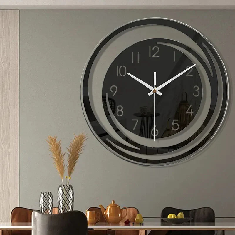 Scandinavian Acrylic Wall Clock - Modern Design & Timeless Style