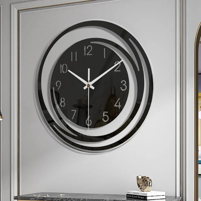 Scandinavian Acrylic Wall Clock - Modern Design & Timeless Style