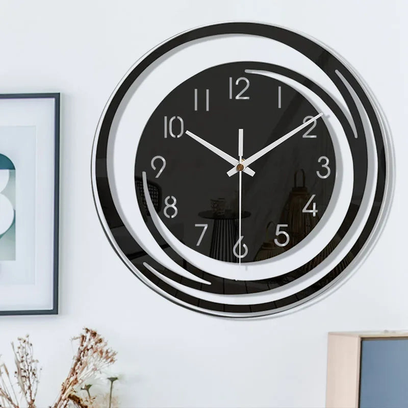 Scandinavian Acrylic Wall Clock - Modern Design & Timeless Style