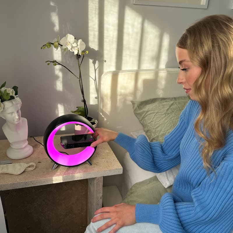 LED Alarm Clock with Wireless Charging – Better Sleep and Energized Mornings