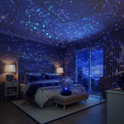 A+ GalaxyStars - Starry Sky Projector Lamp - Creative & Adjustable Ambient Lighting