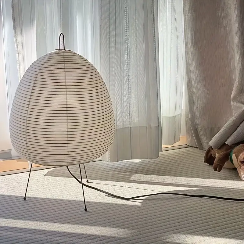 Table Lamp in Japanese Rice Paper