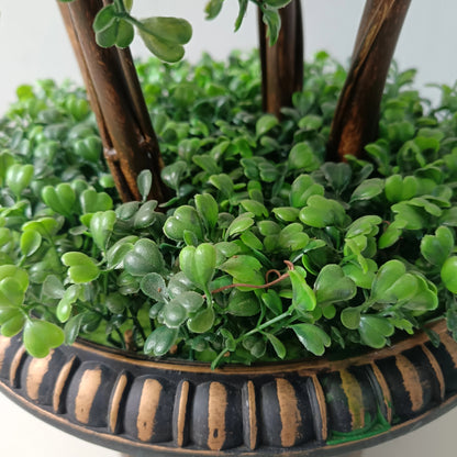 Artificial plant 90 cm – Luxury decorative ball tree for indoor use