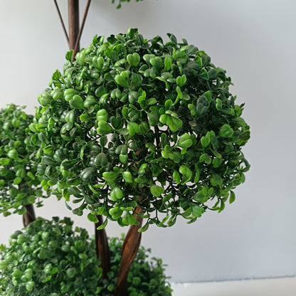 Artificial plant 90 cm – Luxury decorative ball tree for indoor use