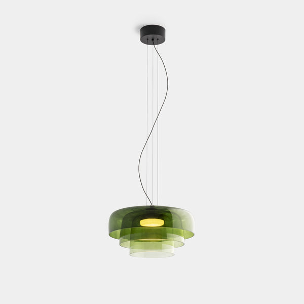 Elegant Norwegian Glass Pendant Lamp for Cozy Spaces