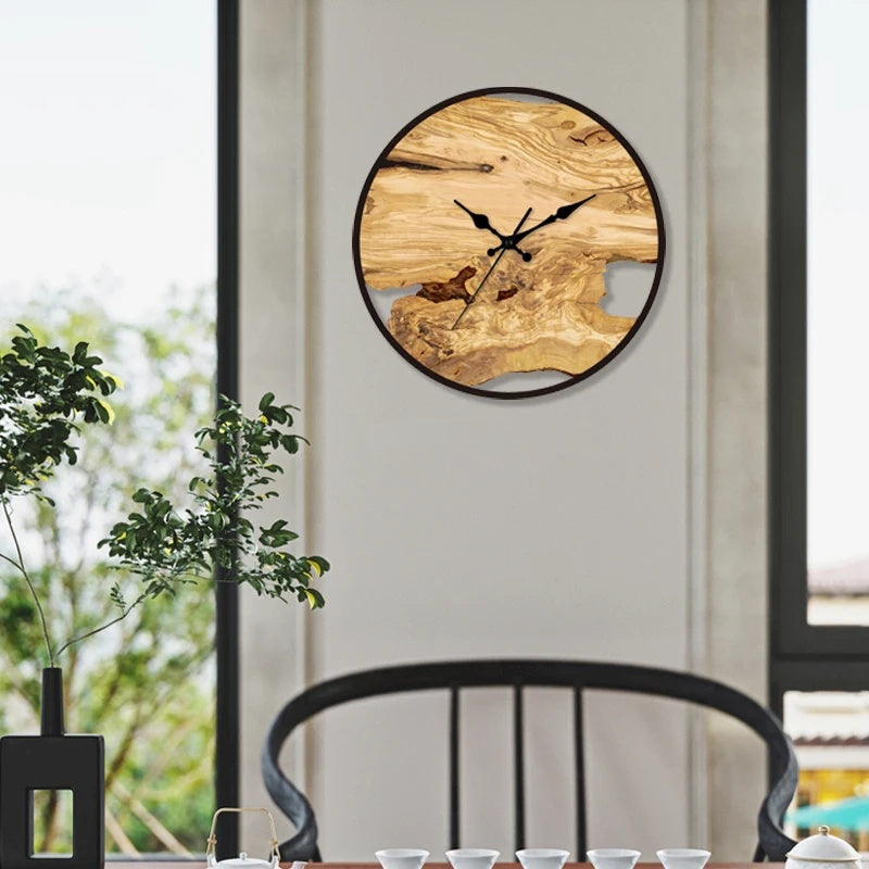 Elegant Unique Wooden Wall Clock – Timeless Home Decor