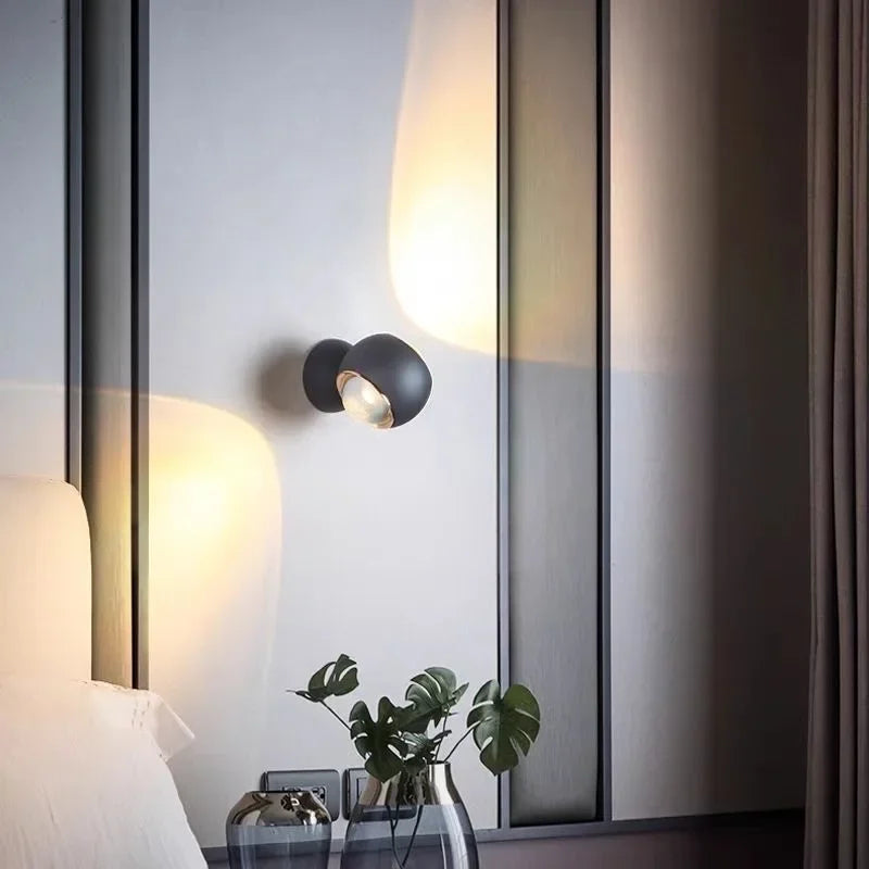 Sustainable Luxury Wall Light Balls - 180° Rotatable