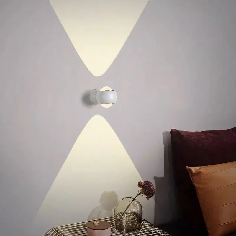 Sustainable Luxury Wall Light Balls - 180° Rotatable